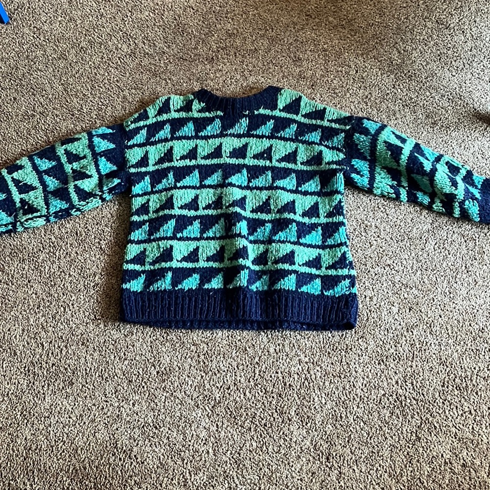 Oversized Vintage Wool Knit Sweater